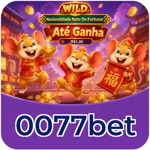 0077bet Logo - Bônus com Rollover Justo